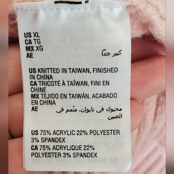 STYLE & CO Pink Chunky Turtleneck Sweater - Picture 7 of 9